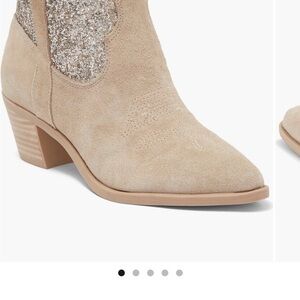 Dolce Vita Western Suede Ankle Boots